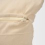 71085-CFD - Jacory 14x26 Cream Checker Textured Lumbar Pillow Cover w/Down Filler