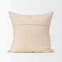 71099-CFD - Jeren 22x22 Beige Cotton Linen Square Pillow Cover w/Down Filler