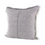 69417-CFNA - Thais 20x20 Blue and Cream Fringed Pillow Cover w/Non-Allergen Filler