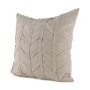 69429-CFNA - Ivivva 20x20 Beige Fabric Textured Pillow Cover w/Non-Allergen Filler
