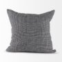 69431-CFNA - Ramone 20x20 Black and White Fabric Pillow Cover w/Non-Allergen Filler