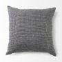 69431-CFNA - Ramone 20x20 Black and White Fabric Pillow Cover w/Non-Allergen Filler