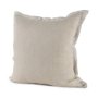 69445-CFNA - Mae 20L x 20W Beige Fabric Pillow Cover w/Non-Allergen Filler