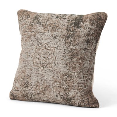 70343-CFNA - Khloe 20x20 Taupe Square Pillow Cover w/Filler