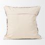 70343-CFNA - Khloe 20x20 Taupe Square Pillow Cover w/Filler