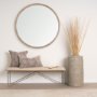 70343-CFNA - Khloe 20x20 Taupe Square Pillow Cover w/Filler