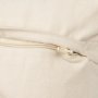70345-CFNA - Khloe 20x20 Cream Square Pillow Cover w/Non-Allergen Filler