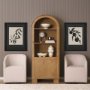 16236 - Olive Branch by Cristina Bartl Villa Hand-Embellished Textured Framed Artwork Matted under Glass