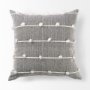 68881-CFNA - Linda 20x20 Navy And Cream With White Detail Pillow Cover w/Non-Allergen Filler
