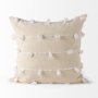 68883-CFNA - Erica 20x20 Cream With White Detail Pillow Cover w/Non-Allergen Filler