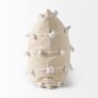 68883-CFNA - Erica 20x20 Cream With White Detail Pillow Cover w/Non-Allergen Filler