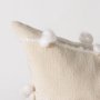 68883-CFNA - Erica 20x20 Cream With White Detail Pillow Cover w/Non-Allergen Filler