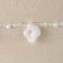 68883-CFNA - Erica 20x20 Cream With White Detail Pillow Cover w/Non-Allergen Filler