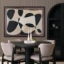 102829-FL - Desert Currents by Cristina Bartl Villa Hand-Embellished Textured Framed Canvas Artwork