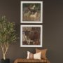16256 - Molly by Mercana Studio Hand-Embellished Textured Framed Artwork Matted under Glass