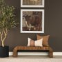 71403 - Denton Medium Brown Relcaimed Wood Bench