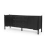 71300 - Phil Black Wood 2 Door 3 Drawer Closed Sideboard