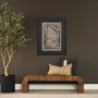 15391 - Modern Work 2 by Mercana Studio a Hand Embellished Textured Framed Art Print Matted under Glass