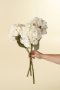 IN0362 - Hydrangea Floral Stem, White