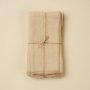IN6403 - Stonewashed Linen Napkins S/4, Cream