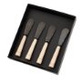 IN7120 - Maple Wood Spreaders S/4, Tumbled Black