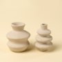 IN9964 - Ripple Paper Mache Bud Vase