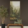 102835-FL - Heart of the Forest II by Mercana Studio Hand-Embellished Textured Framed Canvas Artwork