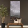 102602-FL - Grey Day I by Mercana Studio a Hand Embellished Textured Framed Canvas