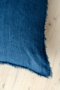 IN7074 - Lina 24x24 Linen Pillow Cobalt Cover w/Filler