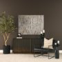 102838-FL - Buckskin by Mercana Studio Hand-Embellished Textured Framed Canvas Artwork