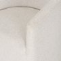 71271 - Sondra Cream Performance Fabric Upholstered Club Dining Chair