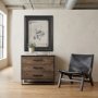 69569 - Alvin 34.5L x 21.5W x 30.0H Wood W/Metal Framing Accent Cabinet 