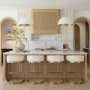 69452V - Hollyfield II Cream Fabric Seat W/ Gold Metal Base Counter Stool