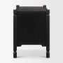 71306 - Phil Black Wood 2 Drawer Accent Cabinet