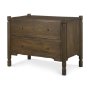 71305 - Phil Dark Brown Wood 2 Drawer Accent Cabinet