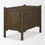 71305 - Phil Dark Brown Wood 2 Drawer Accent Cabinet