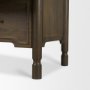 71305 - Phil Dark Brown Wood 2 Drawer Accent Cabinet