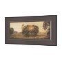 16216 - Horizon's Glow by Mercana Studio Hand-Embellished Textured Framed Artwork Matted under Glass