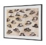16217 - "Hat Trick" by Mercana Studio Hand-Embellished Textured Framed Artwork Matted under Glass