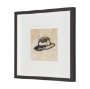 16220 - Campaign by Mercana Studio Hand-Embellished Textured Framed Artwork Matted under Glass