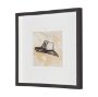 16219 - Straw by Mercana Studio Hand-Embellished Textured Framed Artwork Matted under Glass