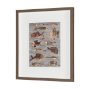 16196 - Fish Pattern II by Mercana Studio Hand-Embellished Textured Framed Artwork Matted under Glass