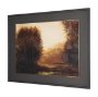 16215 - Golden Quiet II by Mercana Studio Hand-Embellished Textured Framed Artwork Matted under Glass