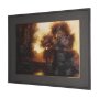 16214 - Golden Quiet I by Mercana Studio Hand-Embellished Textured Framed Artwork Matted under Glass