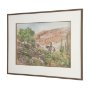 16192 - Red Rock Country I by Mercana Studio Hand-Embellished Framed Artwork Matted under Glass