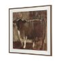 16256 - Molly by Mercana Studio Hand-Embellished Textured Framed Artwork Matted under Glass