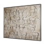 102838-FL - Buckskin by Mercana Studio Hand-Embellished Textured Framed Canvas Artwork