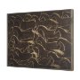 102823-FS - Flaxen Chestnut by Mercana Studio Hand-Embellished Textured Framed Canvas Artwork