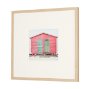 16266 - Beachfront Cabin by Shot By Clint Framed Photo Print Matted under Glass