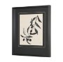 16236 - Olive Branch by Cristina Bartl Villa Hand-Embellished Textured Framed Artwork Matted under Glass